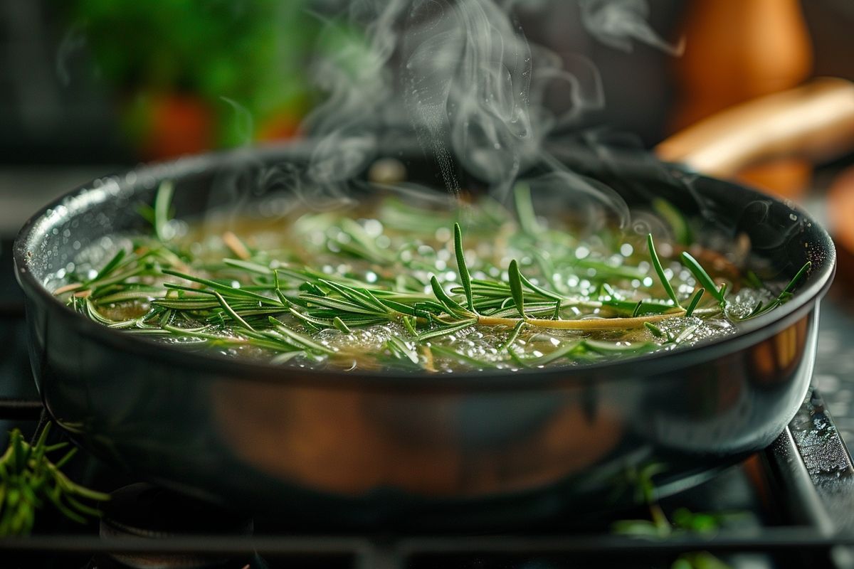 Un brin de romarin pour une cuisine toujours fraîche et agréable